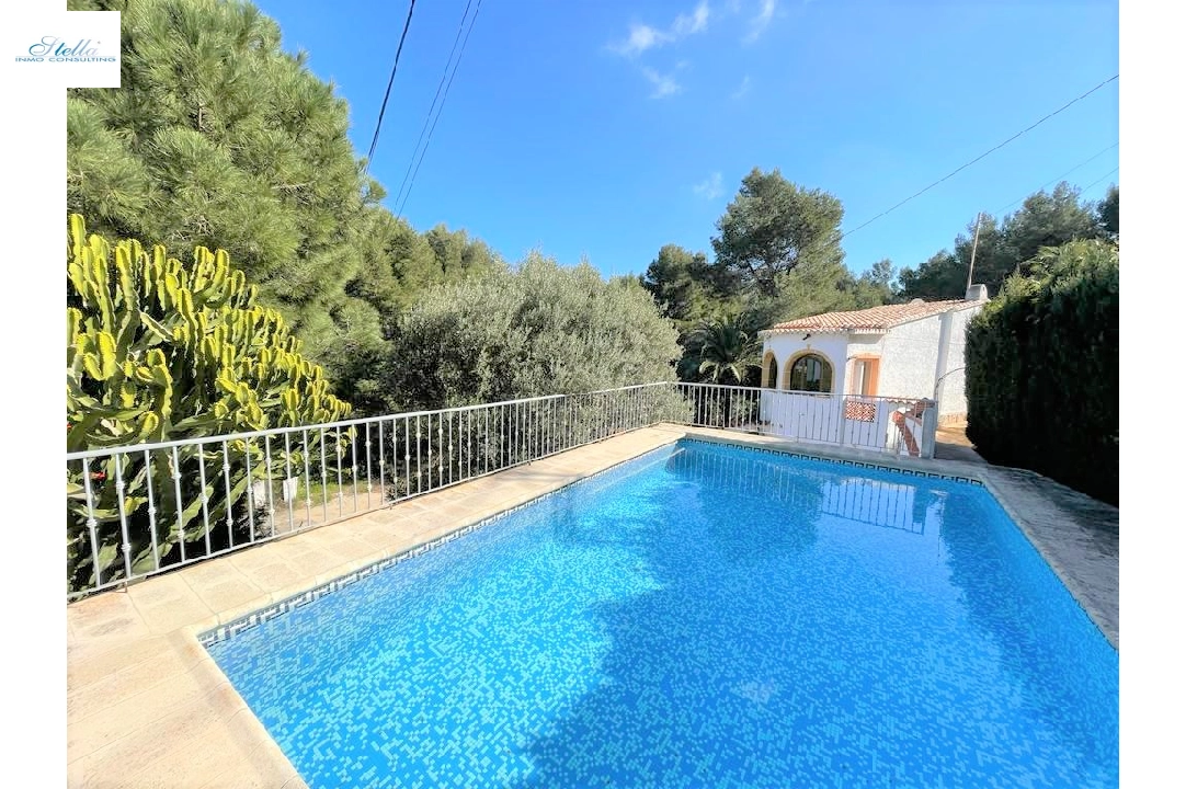 villa in Denia(Montgo) for holiday rental, built area 85 m², year built 1972, condition neat, + KLIMA, air-condition, plot area 700 m², 2 bedroom, 1 bathroom, swimming-pool, ref.: T-0122-1