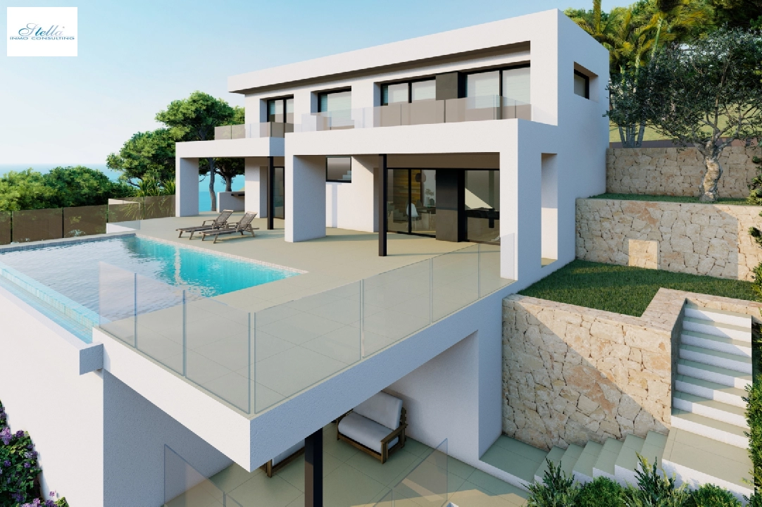 villa in Cumbre del Sol(Residencial Plus Jazmines) for sale, built area 188 m², plot area 847 m², 3 bedroom, 5 bathroom, swimming-pool, ref.: VA-AJ252-1