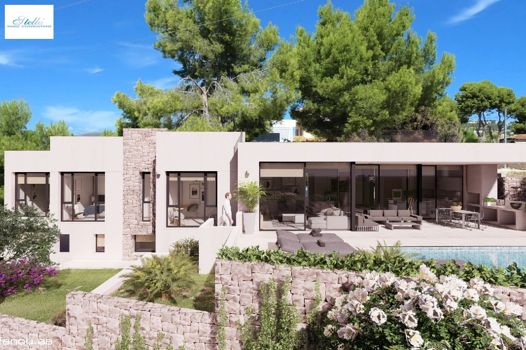 villa in Calpe for sale, built area 327 m², air-condition, 4 bedroom, 4 bathroom, swimming-pool, ref.: BS-5383105-1