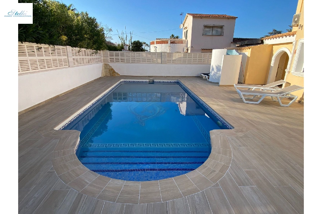 summer house in Els Poblets for holiday rental, built area 234 m², year built 2004, condition mint, + underfloor heating, air-condition, plot area 614 m², 4 bedroom, 3 bathroom, swimming-pool, ref.: V-0322-3