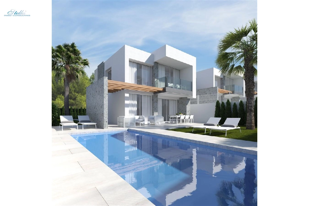 villa in Finestrat for sale, built area 134 m², plot area 416 m², 3 bedroom, 3 bathroom, swimming-pool, ref.: COB-3199-1