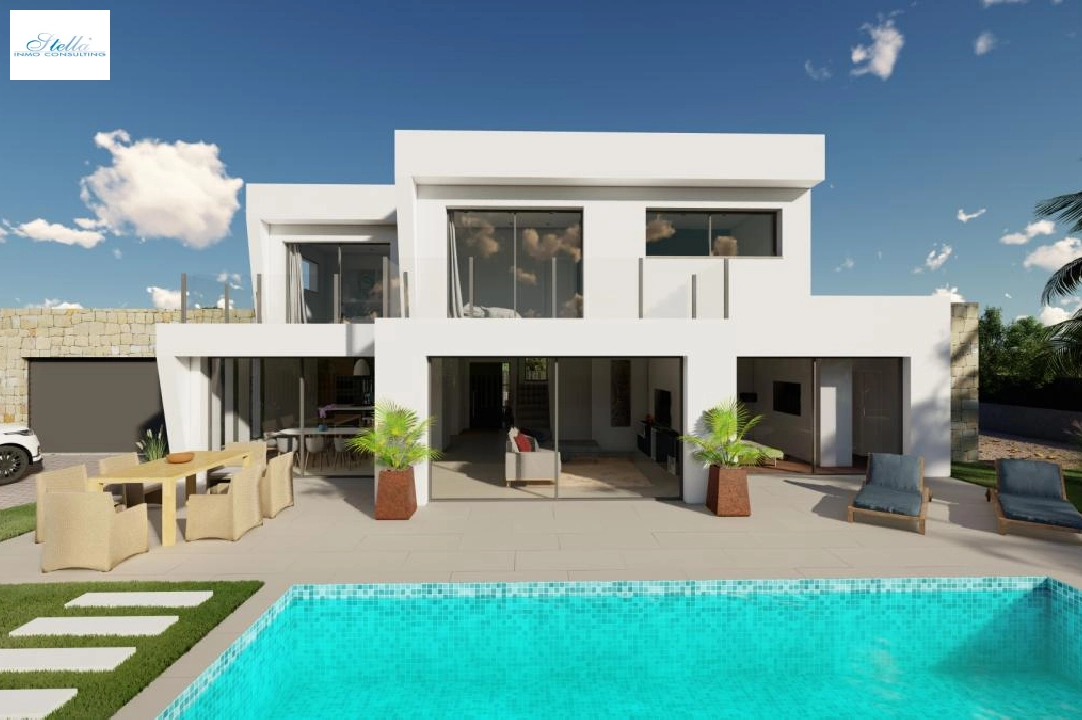 villa in Calpe for sale, built area 242 m², plot area 887 m², 4 bedroom, 3 bathroom, swimming-pool, ref.: COB-2875-1