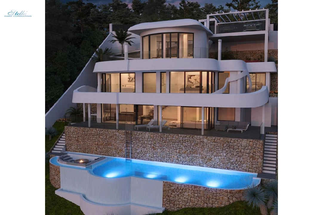 villa in Altea Hills for sale, built area 224 m², plot area 815 m², 4 bedroom, 6 bathroom, swimming-pool, ref.: COB-3124-5