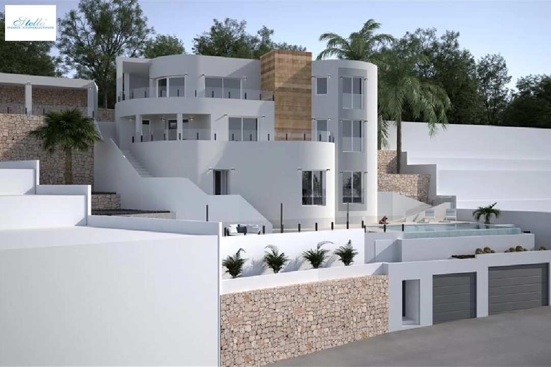 villa in Benissa for sale, plot area 628 m², 4 bedroom, 5 bathroom, swimming-pool, ref.: COB-3103-1