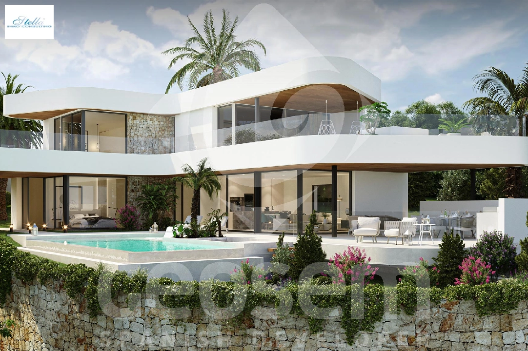 villa in Benitachell(Cumbre del Sol) for sale, built area 387 m², air-condition, plot area 877 m², 4 bedroom, 4 bathroom, ref.: BP-4043BELL-1