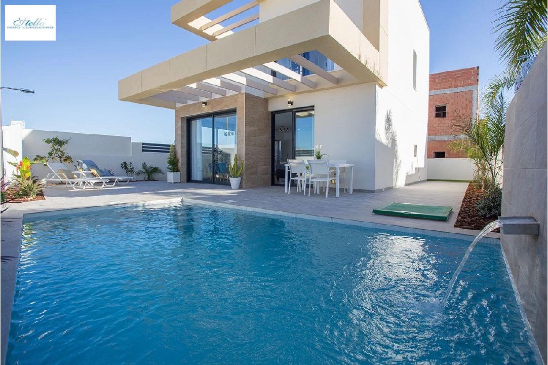 villa in Los Montesinos for sale, built area 130 m², condition first owner, plot area 170 m², 3 bedroom, 2 bathroom, ref.: HA-MSN-130-E02-16