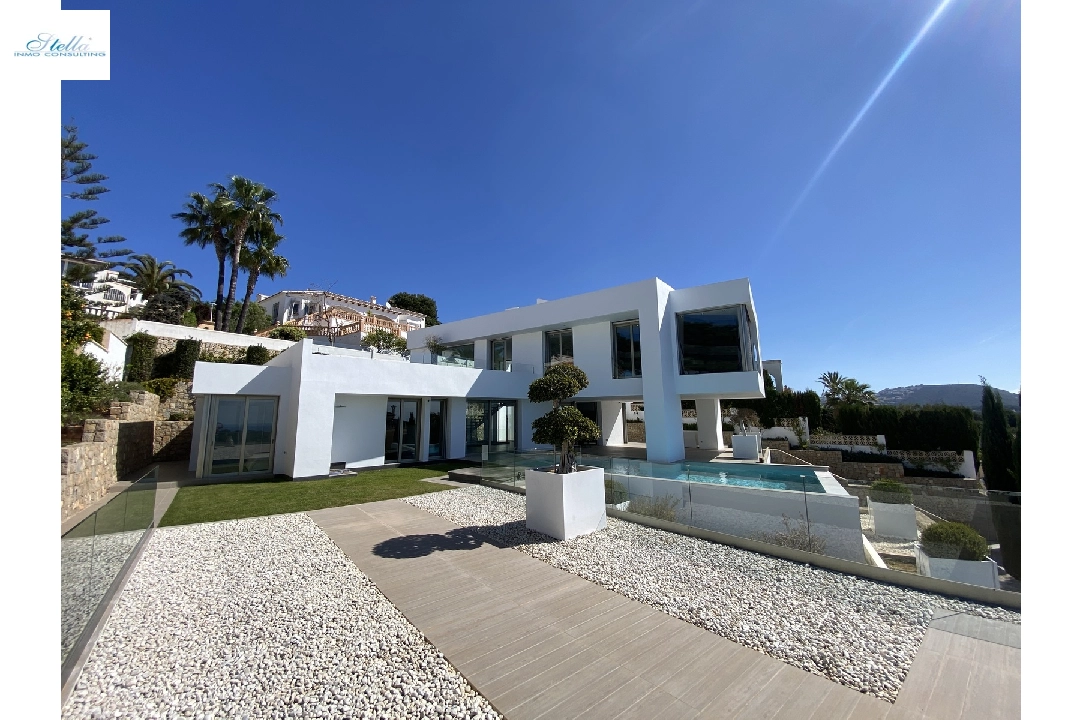 villa in Moraira for sale, built area 410 m², year built 2014, condition neat, + underfloor heating, air-condition, plot area 1150 m², 4 bedroom, 4 bathroom, swimming-pool, ref.: AS-2422-5