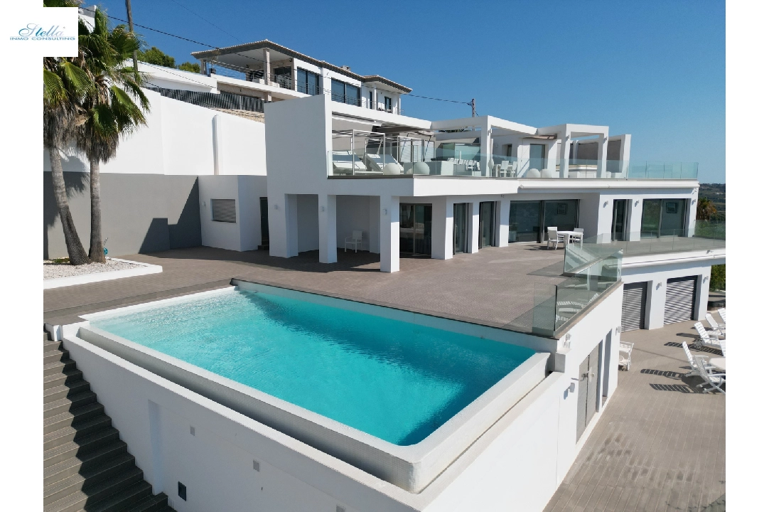 villa in Moraira(Moraira) for sale, built area 400 m², year built 2014, condition mint, + underfloor heating, air-condition, plot area 850 m², 4 bedroom, 4 bathroom, swimming-pool, ref.: AS-2522-1