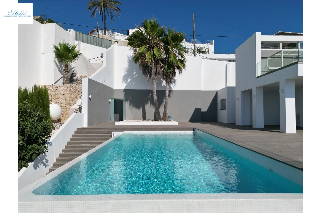 villa in Moraira(Moraira) for sale, built area 400 m², year built 2014, condition mint, + underfloor heating, air-condition, plot area 850 m², 4 bedroom, 4 bathroom, swimming-pool, ref.: AS-2522-4
