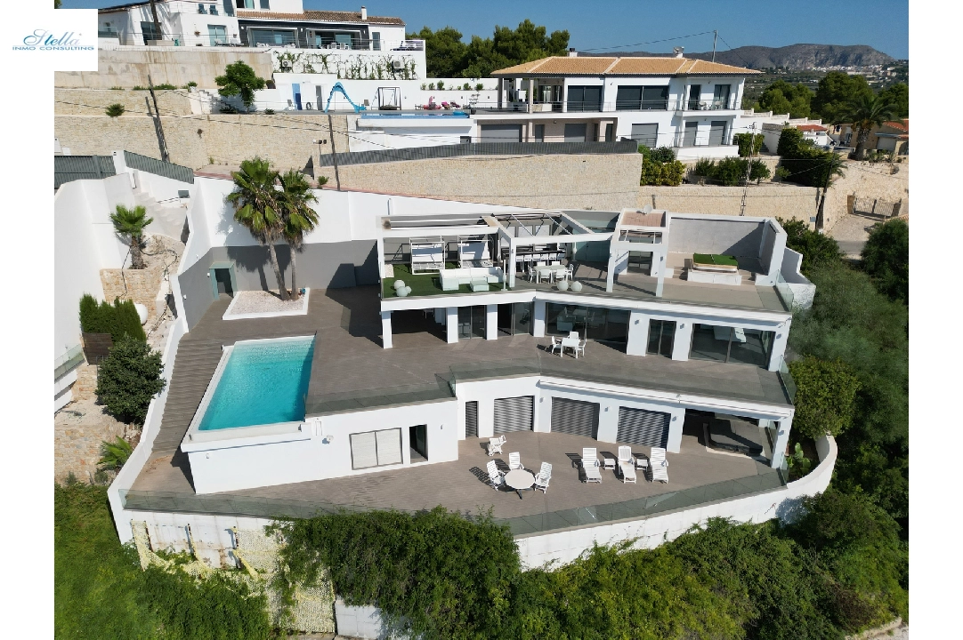 villa in Moraira(Moraira) for sale, built area 400 m², year built 2014, condition mint, + underfloor heating, air-condition, plot area 850 m², 4 bedroom, 4 bathroom, swimming-pool, ref.: AS-2522-6