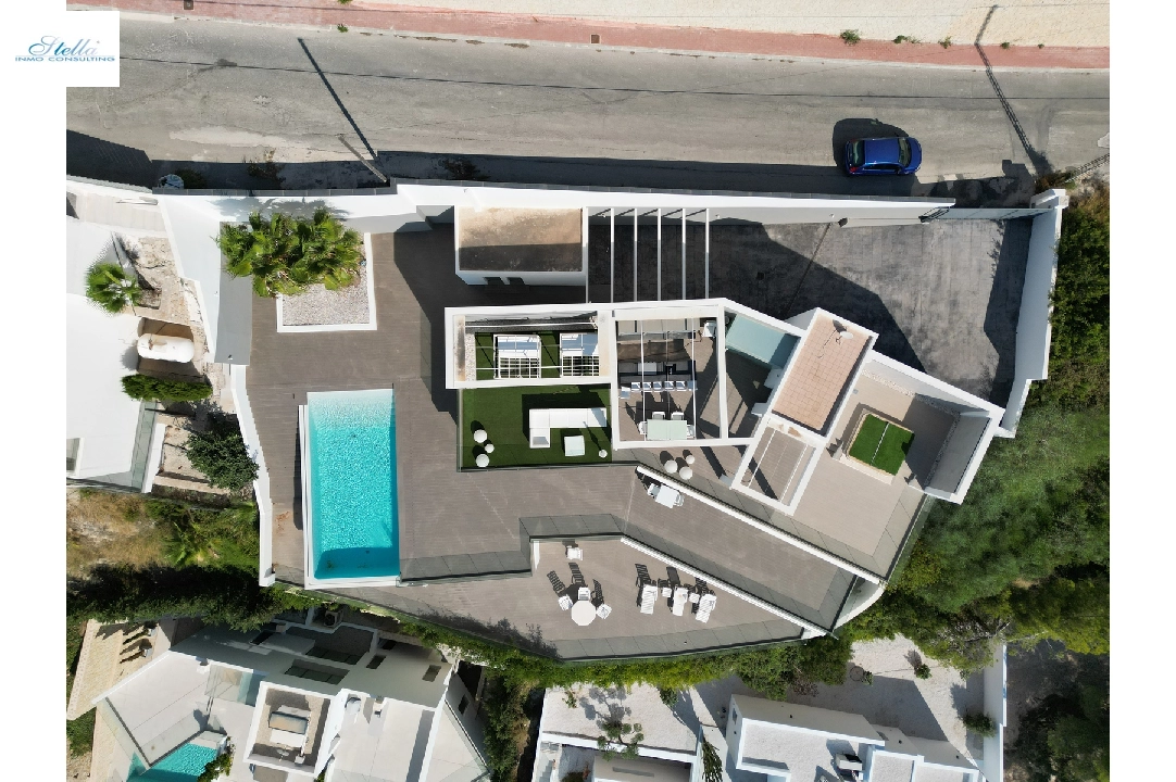 villa in Moraira(Moraira) for sale, built area 400 m², year built 2014, condition mint, + underfloor heating, air-condition, plot area 850 m², 4 bedroom, 4 bathroom, swimming-pool, ref.: AS-2522-7