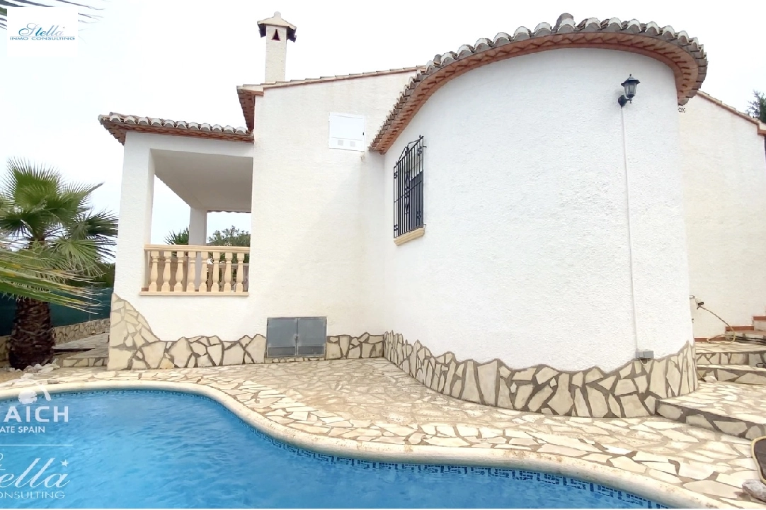 villa in Pedreguer for sale, built area 120 m², year built 2003, condition neat, + central heating, air-condition, plot area 445 m², 3 bedroom, 2 bathroom, swimming-pool, ref.: RA-0122-1