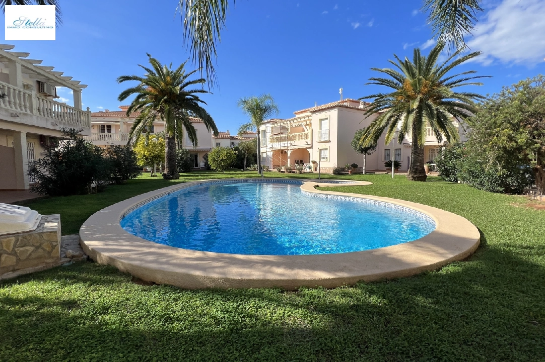 terraced house in Denia(Las Marinas) for holiday rental, built area 98 m², year built 2001, condition neat, + KLIMA, air-condition, 2 bedroom, 2 bathroom, swimming-pool, ref.: T-0222-13