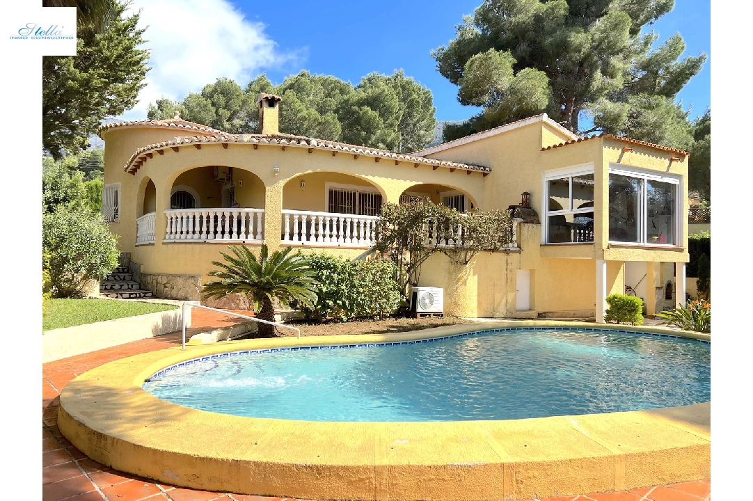 villa in Denia(Denia) for sale, built area 160 m², year built 1985, condition neat, + stove, air-condition, plot area 750 m², 4 bedroom, 3 bathroom, swimming-pool, ref.: AS-2922-1