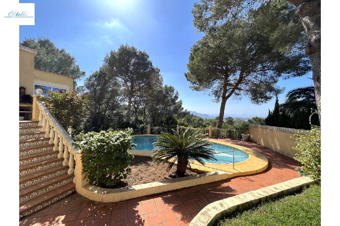 villa in Denia(Denia) for sale, built area 160 m², year built 1985, condition neat, + stove, air-condition, plot area 750 m², 4 bedroom, 3 bathroom, swimming-pool, ref.: AS-2922-3