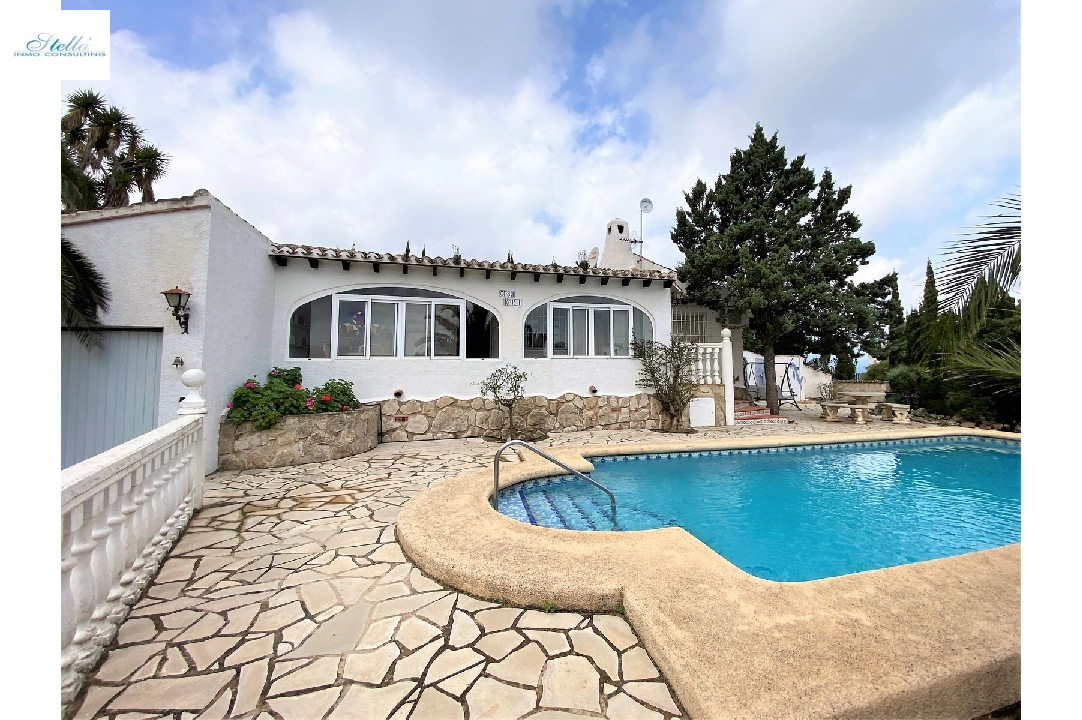 villa in Pego-Monte Pego for sale, built area 139 m², year built 1988, condition neat, + central heating, air-condition, plot area 1076 m², 3 bedroom, 2 bathroom, swimming-pool, ref.: GC-0622-35
