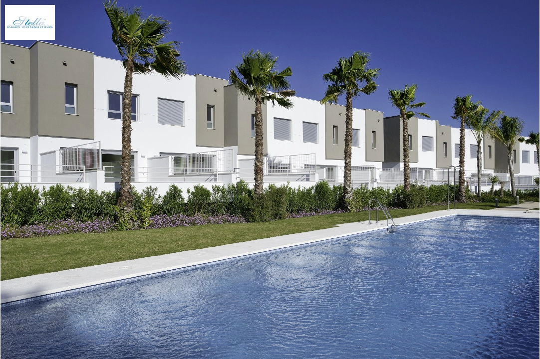 town house in Estepona(Estepona Golf) for sale, built area 225 m², plot area 272 m², 3 bedroom, 3 bathroom, swimming-pool, ref.: TW-GREEN-GOLF-30-1