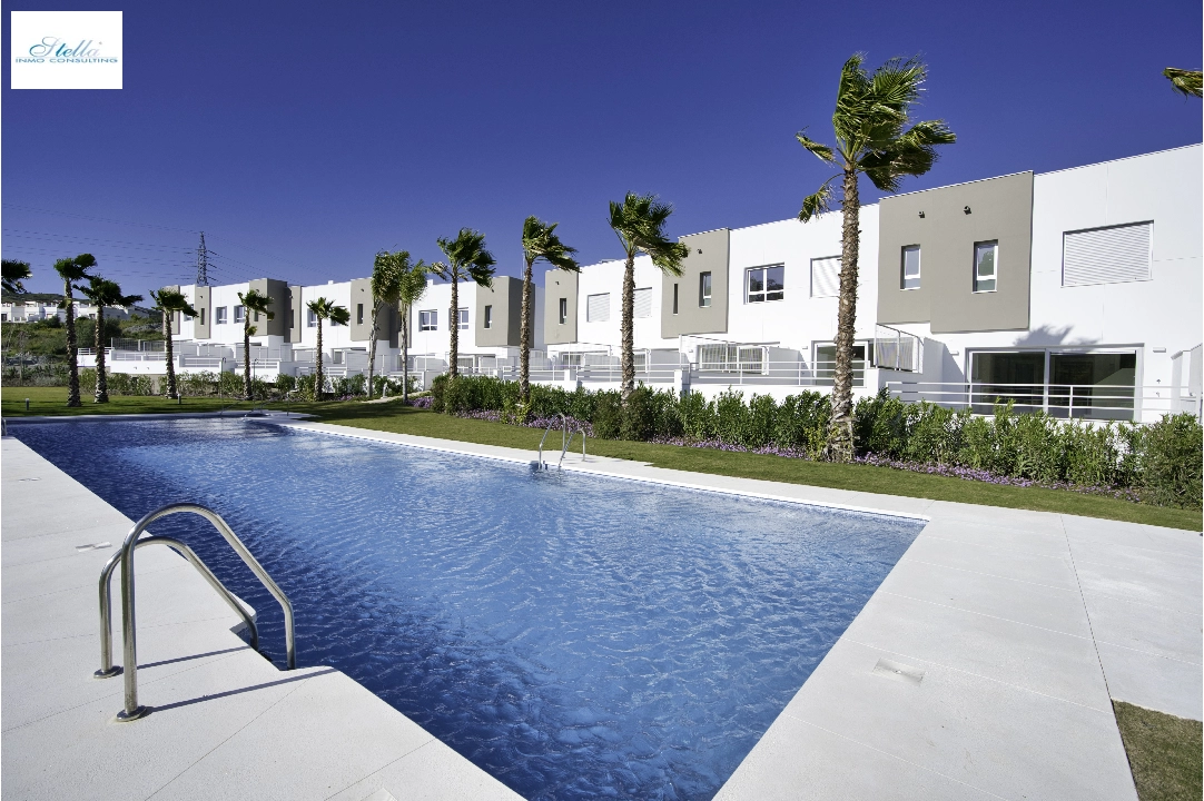town house in Estepona(Estepona Golf) for sale, built area 225 m², plot area 272 m², 3 bedroom, 3 bathroom, swimming-pool, ref.: TW-GREEN-GOLF-30-2