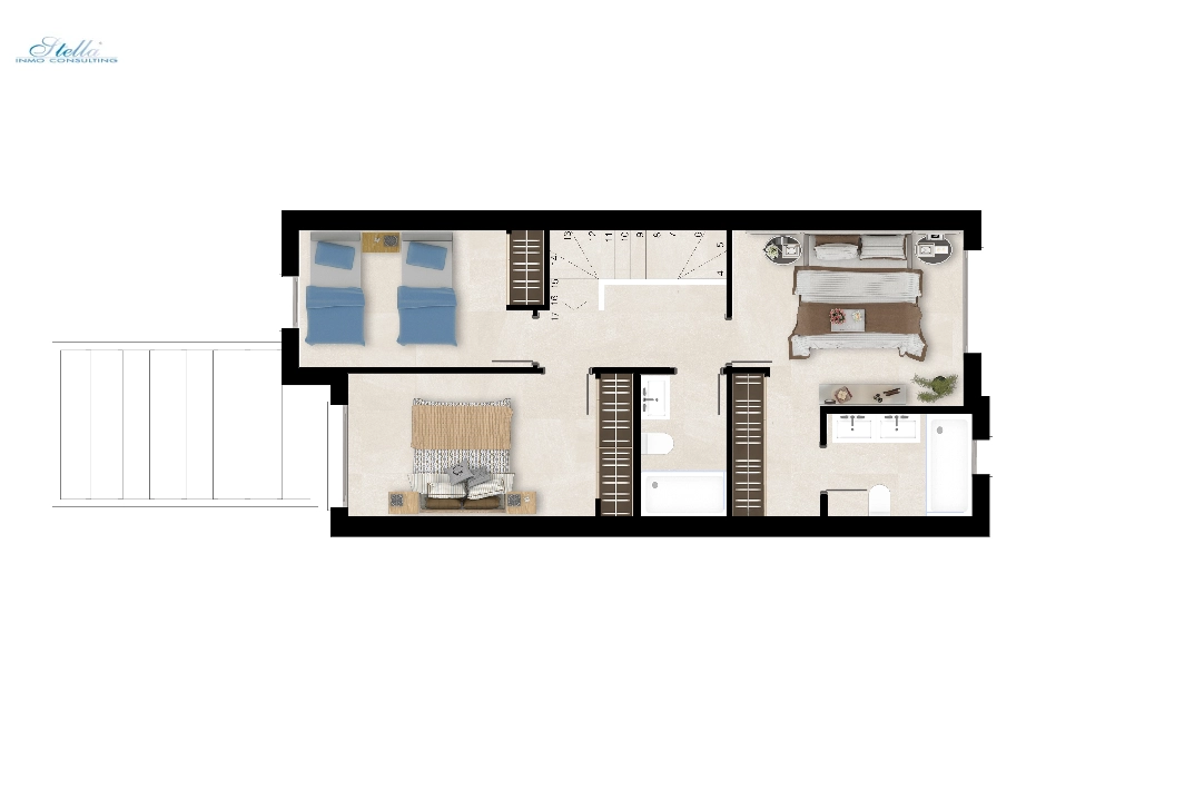 town house in Estepona(Estepona Golf) for sale, built area 225 m², plot area 272 m², 3 bedroom, 3 bathroom, swimming-pool, ref.: TW-GREEN-GOLF-30-25