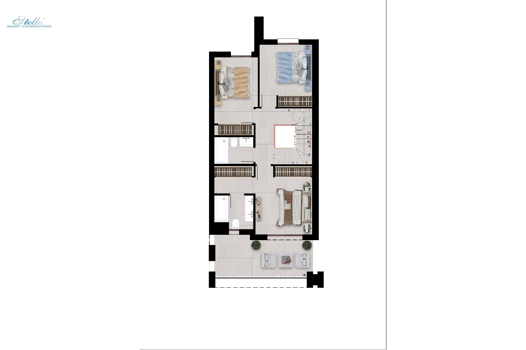 town house in Istan(Terreno Sau, 12C, 29611, Malaga, Spain) for sale, built area 191 m², plot area 290 m², 3 bedroom, 2 bathroom, swimming-pool, ref.: TW-ALMAZARA-VIEWS-25