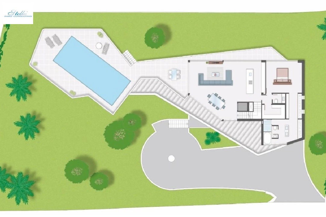 villa in Javea for sale, built area 420 m², air-condition, 4 bedroom, 5 bathroom, swimming-pool, ref.: BS-7149759-14