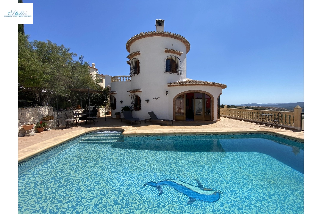villa in Pedreguer for sale, built area 170 m², year built 1995, condition neat, air-condition, plot area 720 m², 4 bedroom, 3 bathroom, swimming-pool, ref.: GC-1222-1