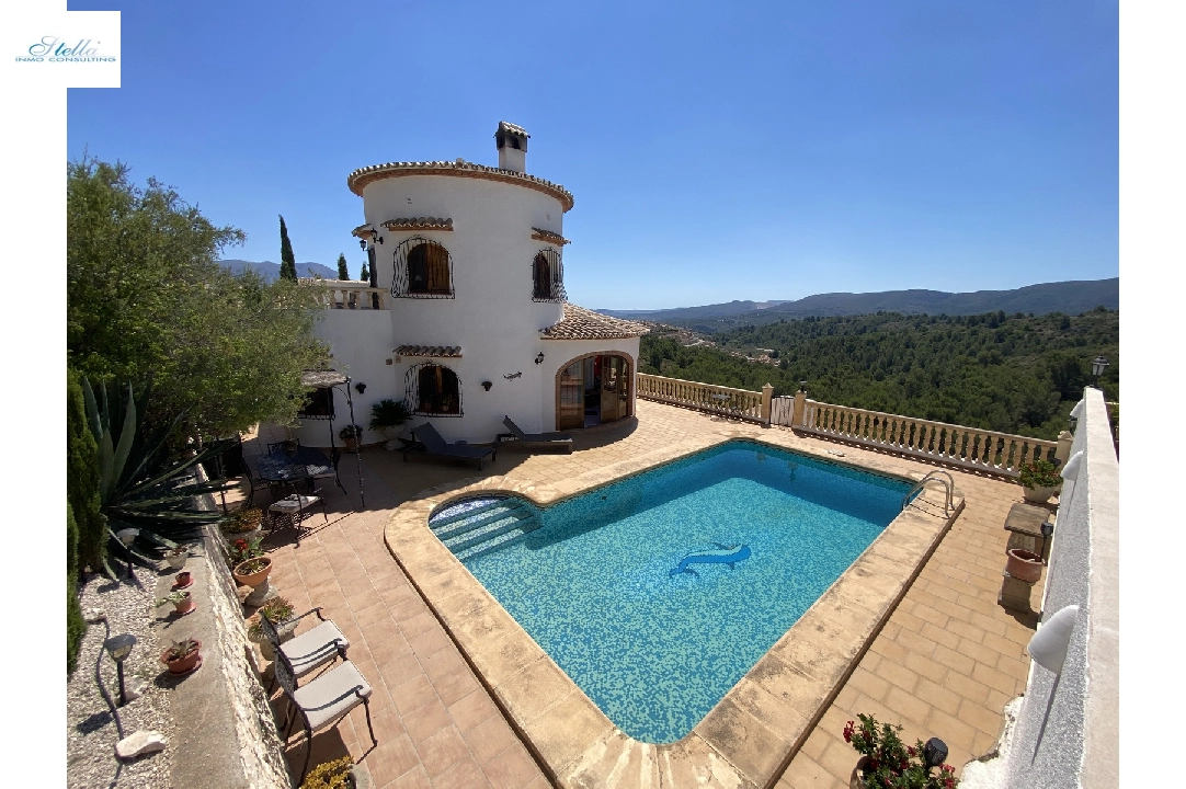 villa in Pedreguer for sale, built area 170 m², year built 1995, condition neat, air-condition, plot area 720 m², 4 bedroom, 3 bathroom, swimming-pool, ref.: GC-1222-36
