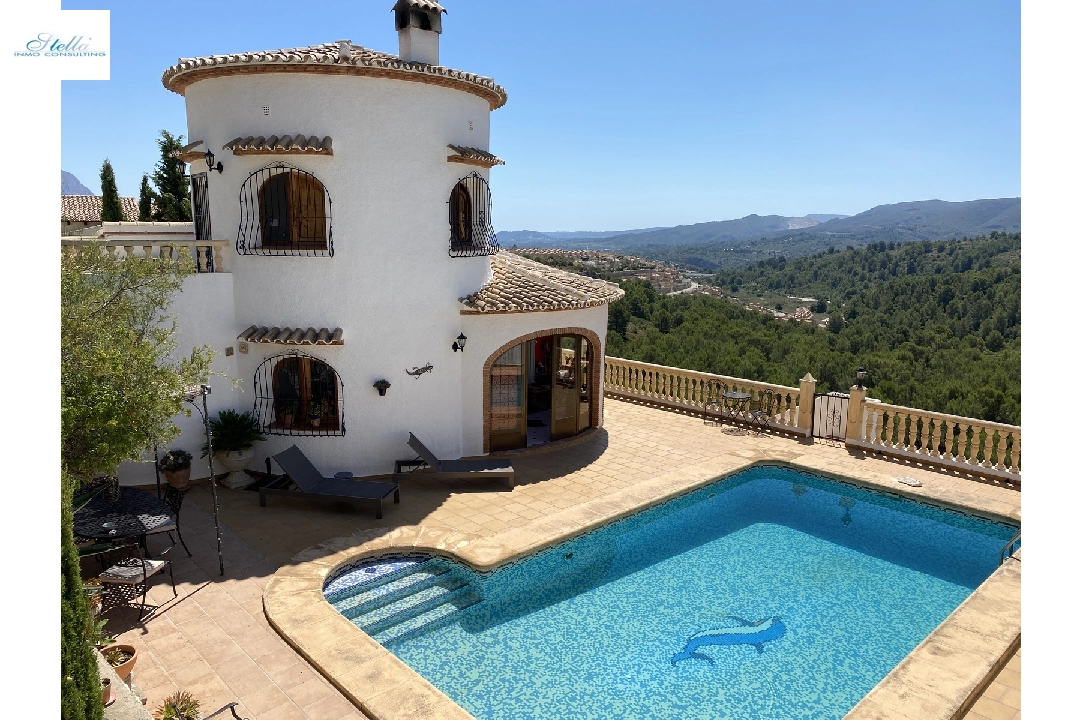 villa in Pedreguer for sale, built area 170 m², year built 1995, condition neat, air-condition, plot area 720 m², 4 bedroom, 3 bathroom, swimming-pool, ref.: GC-1222-5