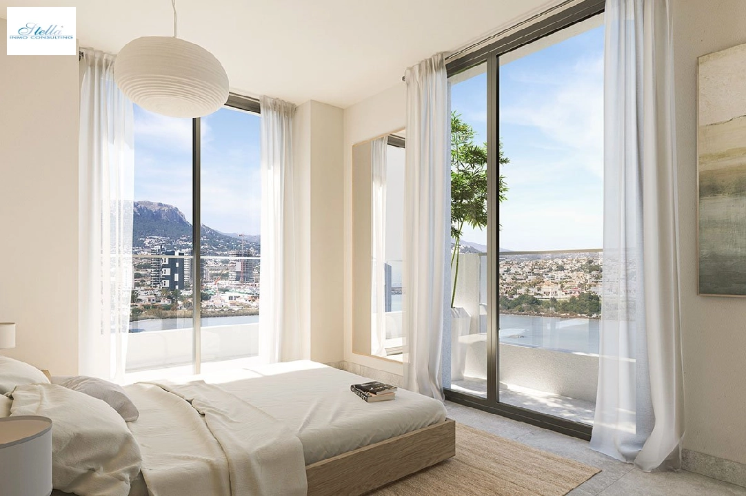 apartment on higher floor in Calpe for sale, built area 119 m², condition first owner, air-condition, 3 bedroom, 2 bathroom, swimming-pool, ref.: HA-CAN-130-A03-12
