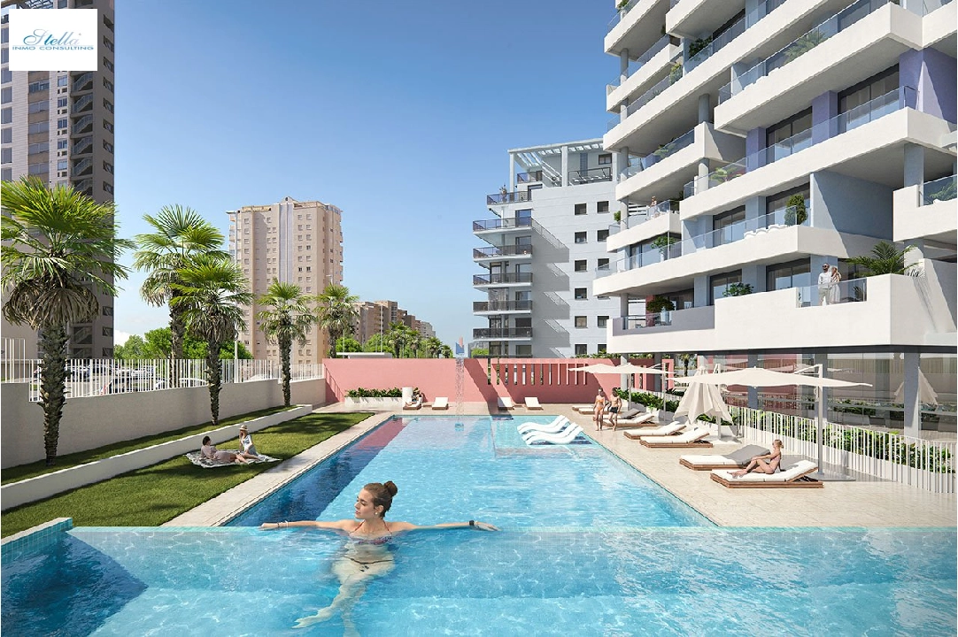 apartment on higher floor in Calpe for sale, built area 119 m², condition first owner, air-condition, 3 bedroom, 2 bathroom, swimming-pool, ref.: HA-CAN-130-A03-3