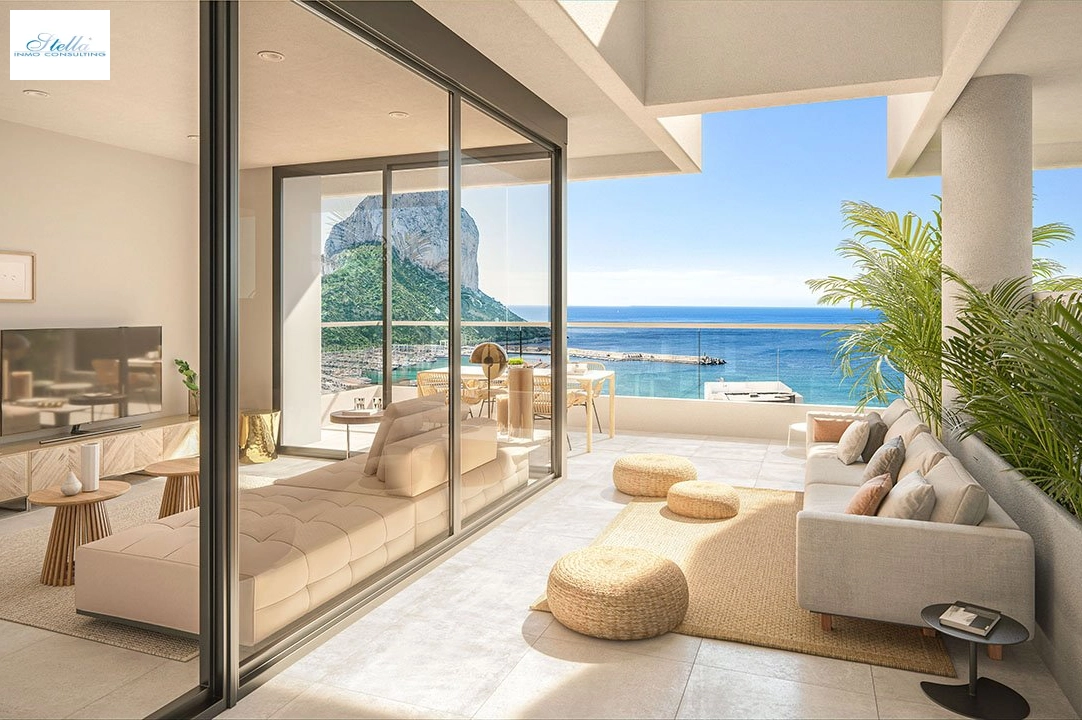 apartment on higher floor in Calpe for sale, built area 119 m², condition first owner, air-condition, 3 bedroom, 2 bathroom, swimming-pool, ref.: HA-CAN-130-A03-9