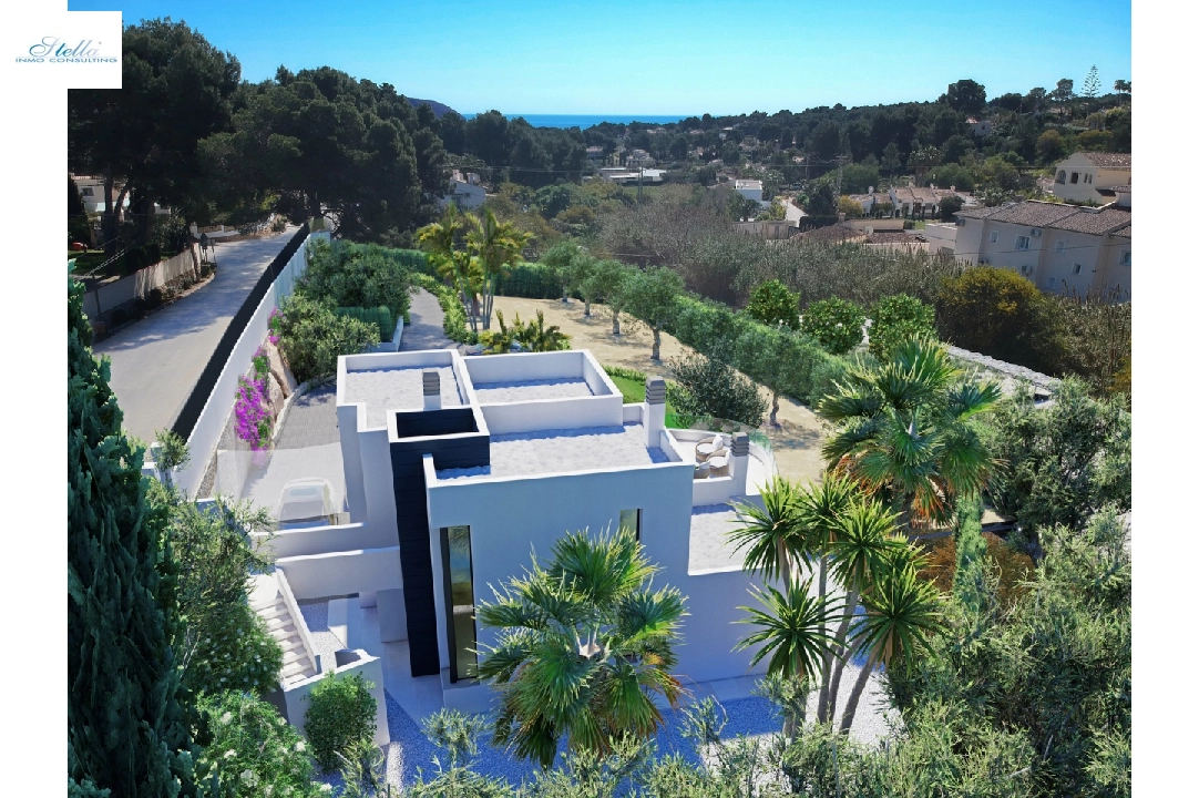 villa in Moraira for sale, built area 509 m², year built 2022, + central heating, air-condition, plot area 1450 m², 3 bedroom, 4 bathroom, swimming-pool, ref.: NL-NLD1314-3