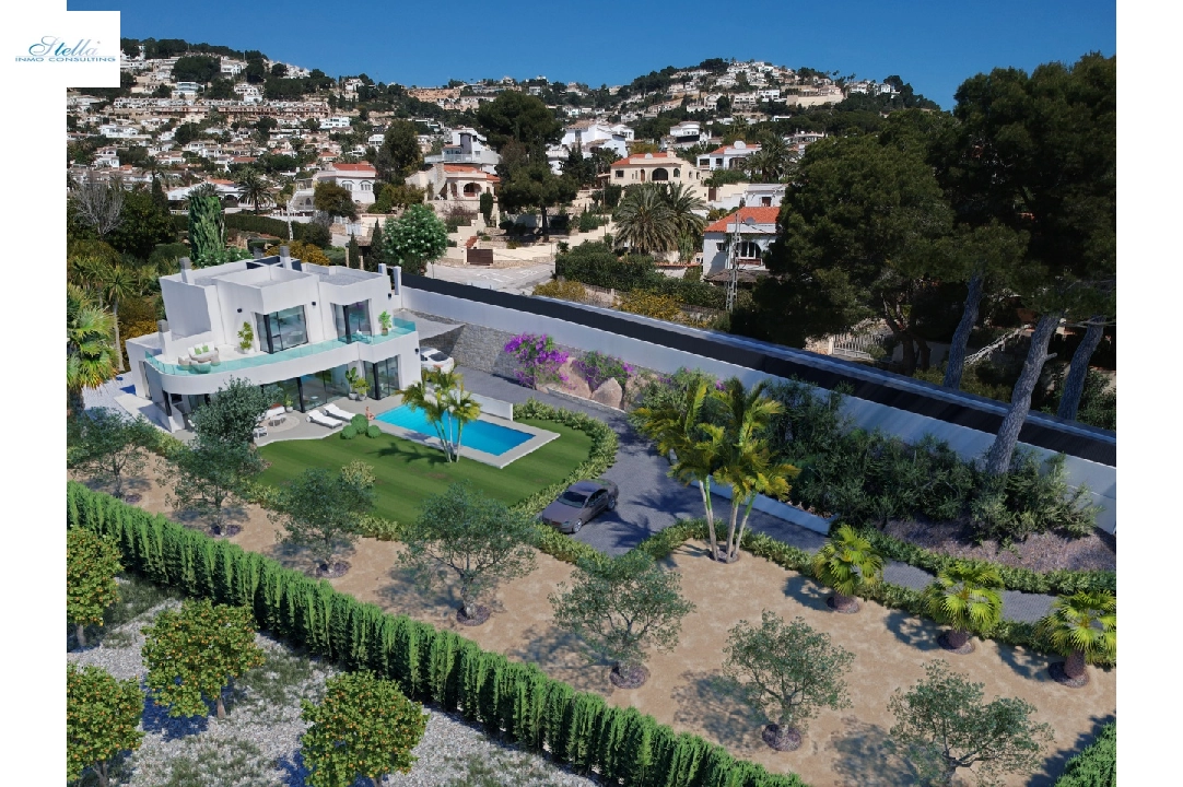 villa in Moraira for sale, built area 509 m², year built 2022, + central heating, air-condition, plot area 1450 m², 3 bedroom, 4 bathroom, swimming-pool, ref.: NL-NLD1314-4