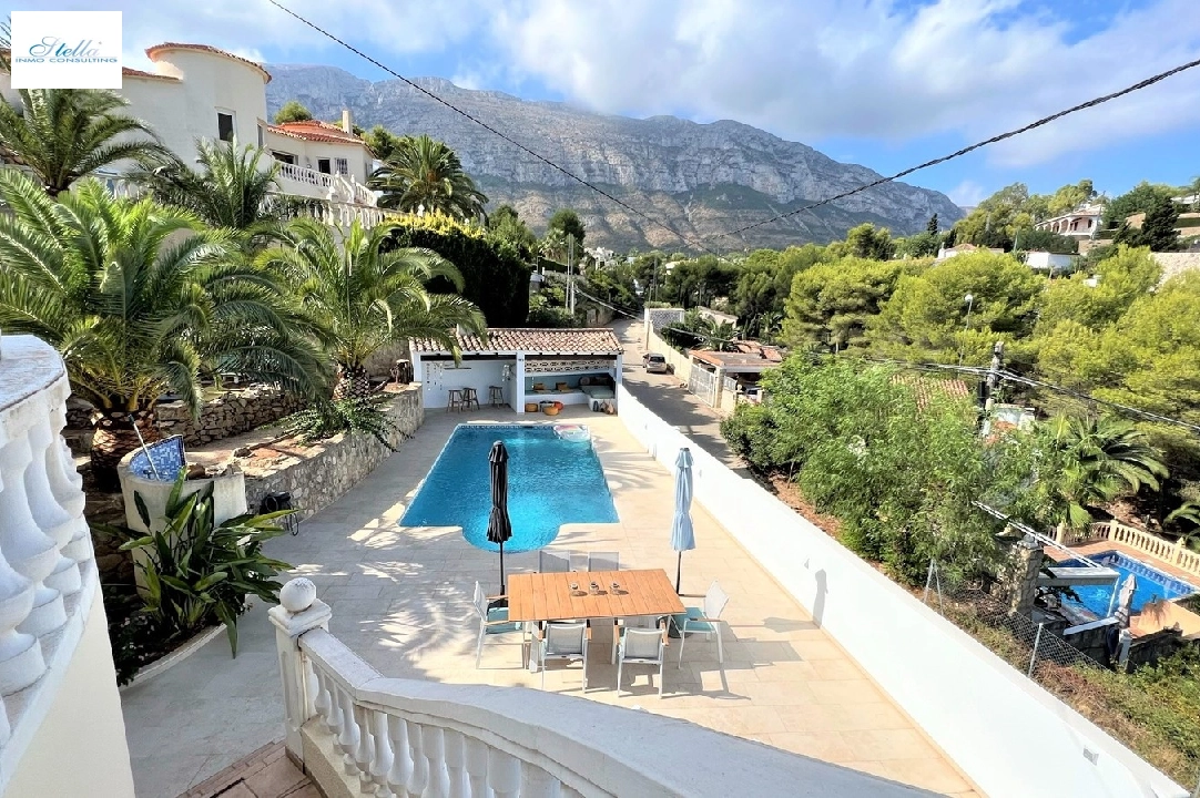 villa in Denia(Les Galeretes) for holiday rental, built area 215 m², year built 1980, condition neat, + central heating, air-condition, plot area 800 m², 3 bedroom, 2 bathroom, swimming-pool, ref.: T-0822-7