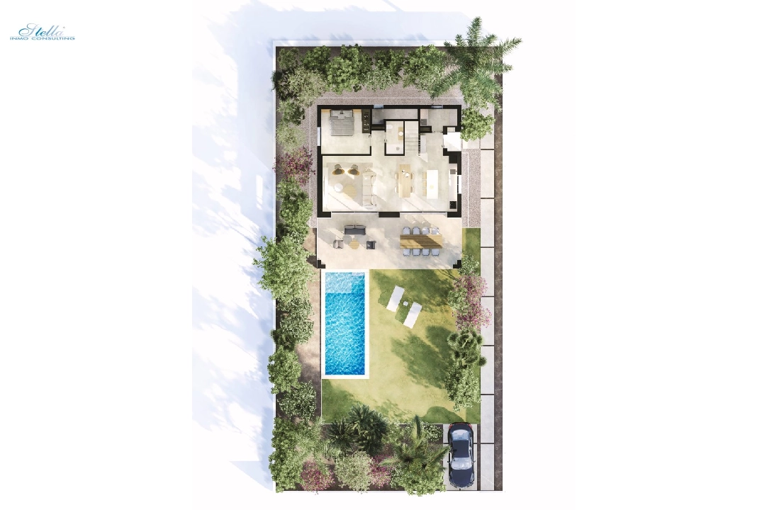 apartment in Sa Rapita(Carrer Estepa, 206 210, 07639 Campos, Illes Balear) for sale, built area 143 m², plot area 570 m², 3 bedroom, 3 bathroom, swimming-pool, ref.: TW-VILLAS-DSR-72-22