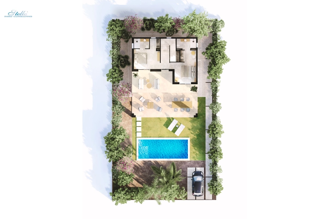 apartment in Sa Rapita(Carrer Estepa, 206 210, 07639 Campos, Illes Balear) for sale, built area 143 m², plot area 570 m², 3 bedroom, 3 bathroom, swimming-pool, ref.: TW-VILLAS-DSR-72-25