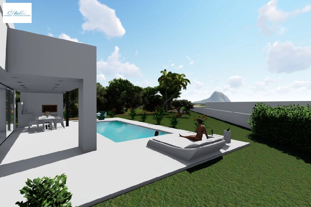 villa in Calpe(La Canuta) for sale, built area 265 m², air-condition, plot area 2760 m², 4 bedroom, 3 bathroom, ref.: BP-6365CAL-6