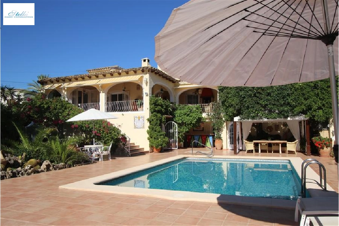 villa in Benissa for sale, built area 372 m², plot area 3082 m², 4 bedroom, 5 bathroom, swimming-pool, ref.: COB-3306-1