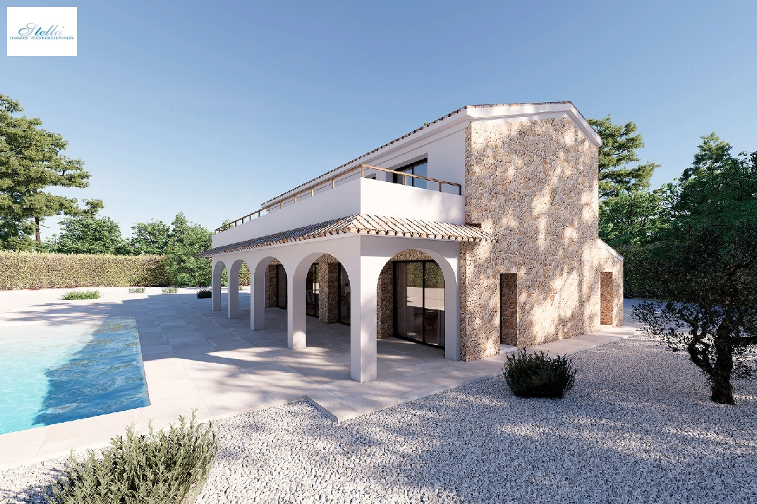 country house in Benissa(Llenes) for sale, built area 368 m², year built 2023, air-condition, plot area 10000 m², 4 bedroom, 4 bathroom, swimming-pool, ref.: BI-BE.F-164-8