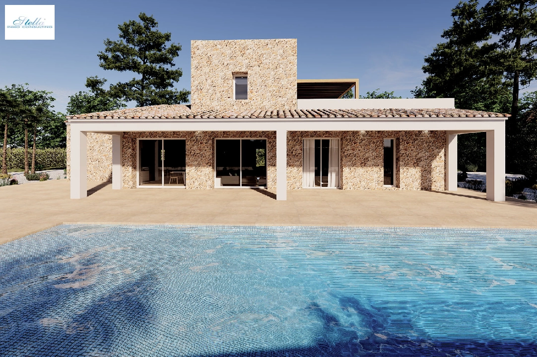 country house in Benissa(Llenes) for sale, built area 254 m², year built 2023, air-condition, plot area 10000 m², 3 bedroom, 3 bathroom, swimming-pool, ref.: BI-BE.F-165-1