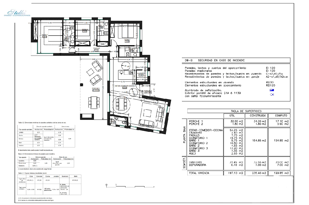 residential ground in Javea(Valsol) for sale, built area 235 m², plot area 1000 m², 3 bedroom, 3 bathroom, ref.: BP-4180JAV-6