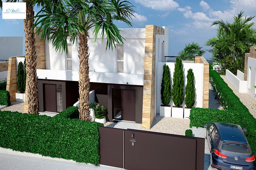 duplex house in Algorfa for sale, built area 167 m², condition first owner, air-condition, plot area 210 m², 3 bedroom, 2 bathroom, swimming-pool, ref.: HA-ARN-112-D01-2