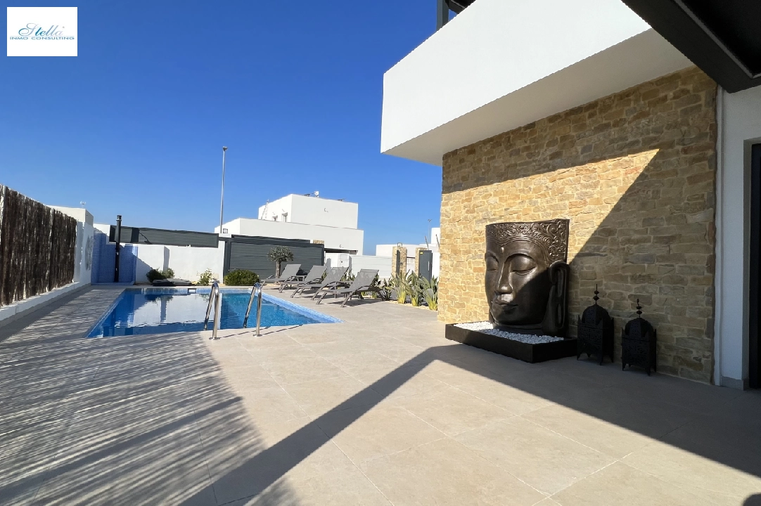 villa in El Vergel for holiday rental, built area 149 m², year built 2020, condition mint, + underfloor heating, air-condition, plot area 400 m², 3 bedroom, 3 bathroom, swimming-pool, ref.: T-0123-4