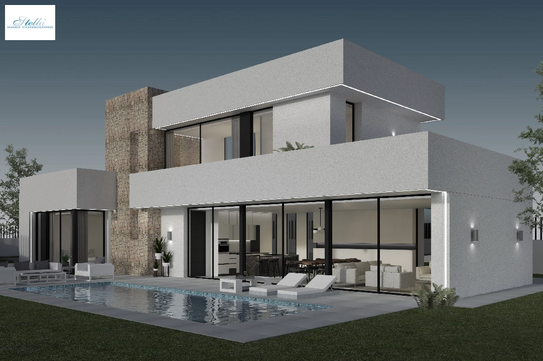 villa in Moraira for sale, built area 280 m², air-condition, plot area 817 m², 3 bedroom, 3 bathroom, swimming-pool, ref.: CA-H-1568-AMBI-1