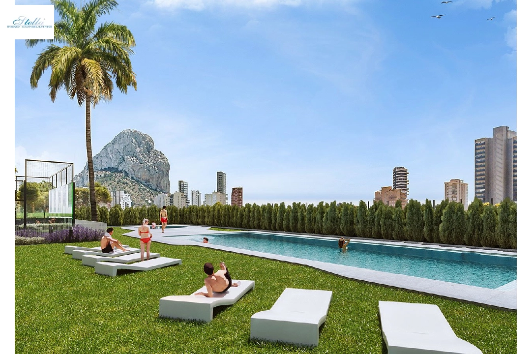 apartment on higher floor in Calpe for sale, built area 145 m², condition first owner, air-condition, 3 bedroom, 2 bathroom, swimming-pool, ref.: HA-CAN-140-A01-6