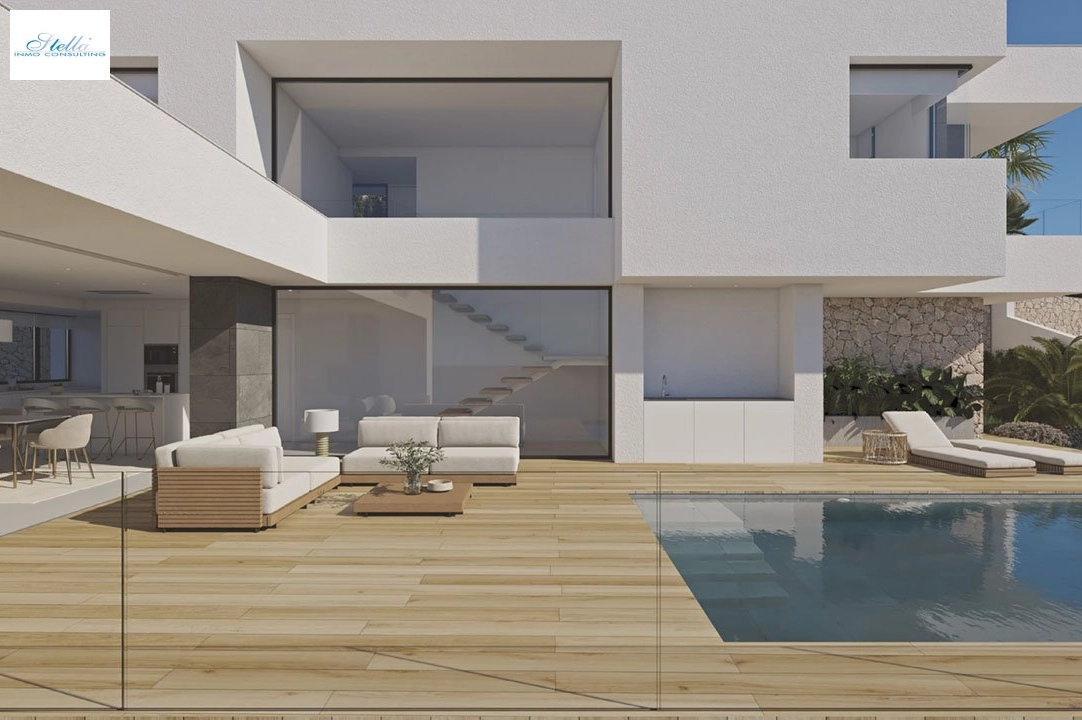villa in Cumbre del Sol for sale, built area 469 m², condition first owner, + fussboden, air-condition, plot area 807 m², 3 bedroom, 2 bathroom, swimming-pool, ref.: HA-CDN-200-E15-5