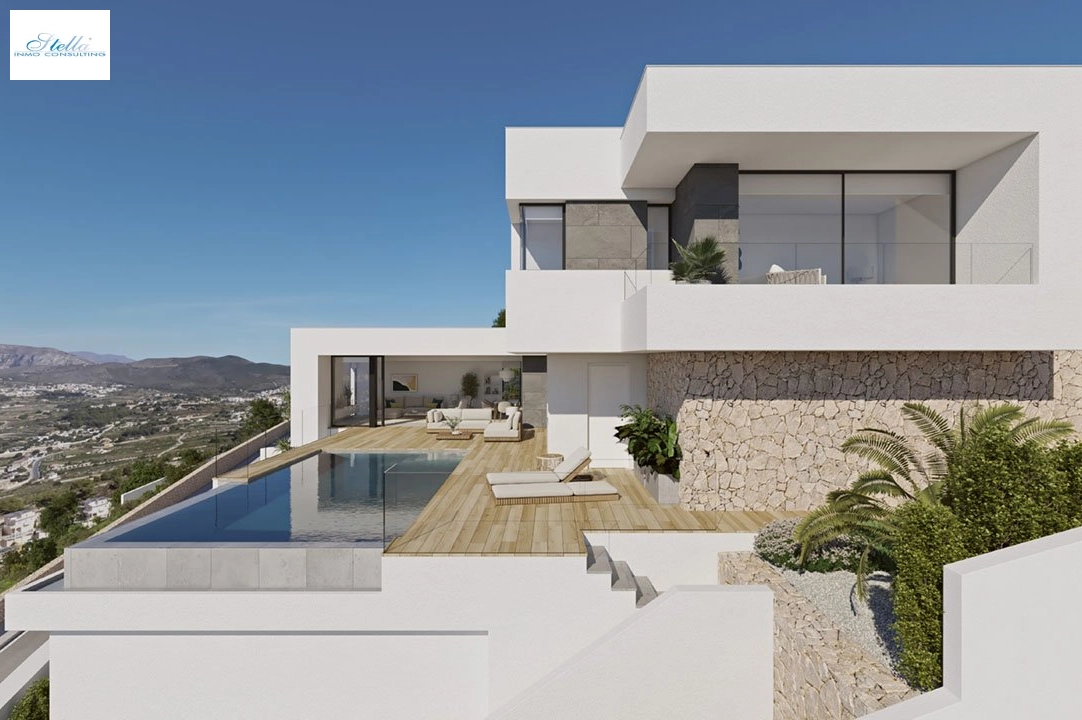 villa in Cumbre del Sol for sale, built area 469 m², condition first owner, + fussboden, air-condition, plot area 807 m², 3 bedroom, 2 bathroom, swimming-pool, ref.: HA-CDN-200-E15-6