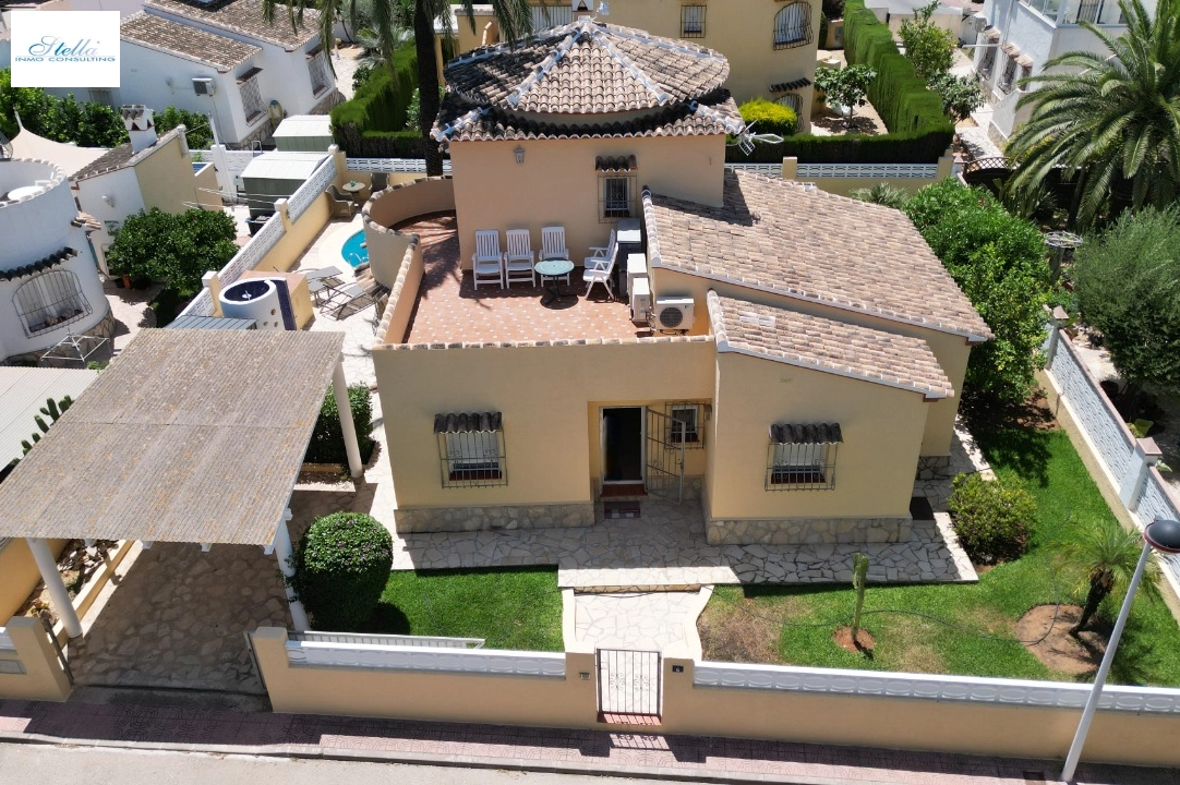 villa in Els Poblets for holiday rental, built area 134 m², year built 2001, condition neat, + KLIMA, air-condition, plot area 413 m², 2 bedroom, 2 bathroom, swimming-pool, ref.: T-0523-21