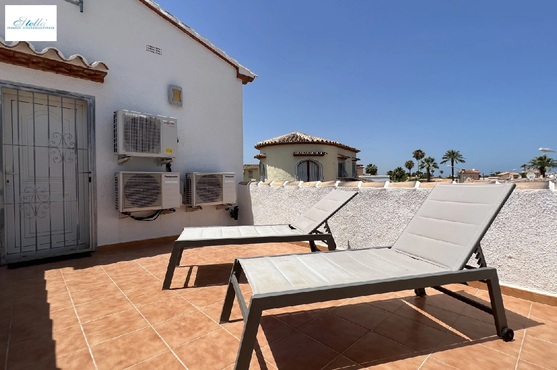 villa in Els Poblets(Barranquets) for holiday rental, built area 115 m², year built 2001, condition neat, + central heating, air-condition, plot area 520 m², 3 bedroom, 2 bathroom, swimming-pool, ref.: T-0823-11
