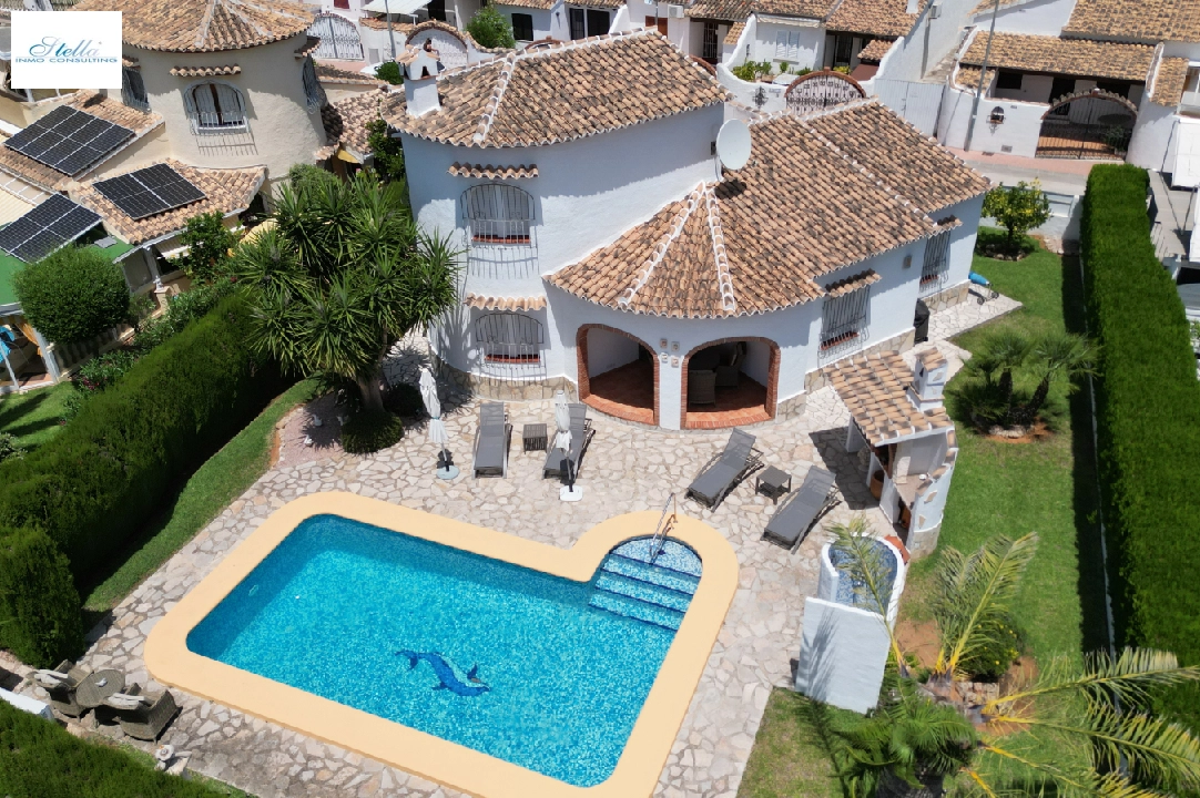 villa in Els Poblets(Barranquets) for holiday rental, built area 115 m², year built 2001, condition neat, + central heating, air-condition, plot area 520 m², 3 bedroom, 2 bathroom, swimming-pool, ref.: T-0823-18